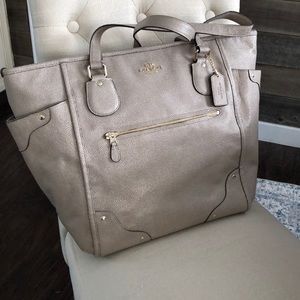 Metallic Coach Computer Bag